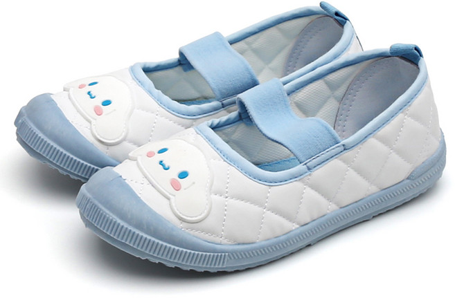 산리오 페이스 퀄팅 실내화