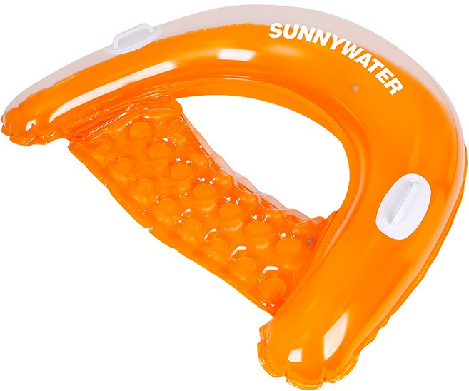 써니워터 체어 튜브 144cm, 오렌지, 1개