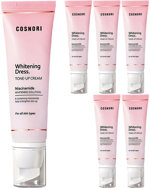 코스노리 화이트닝 드레스 톤업크림, 50ml, 6개 - 쿠팡