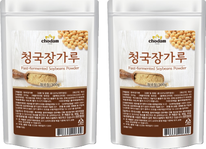 초담식품 청국장가루, 300g, 2개