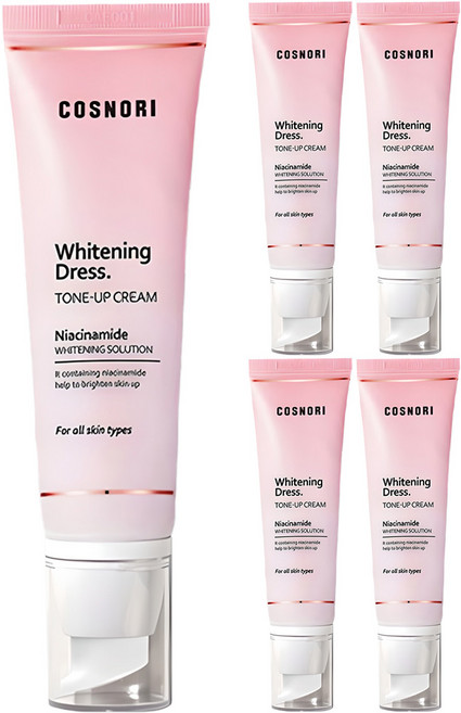 코스노리 화이트닝 드레스 톤업크림, 50ml, 5개