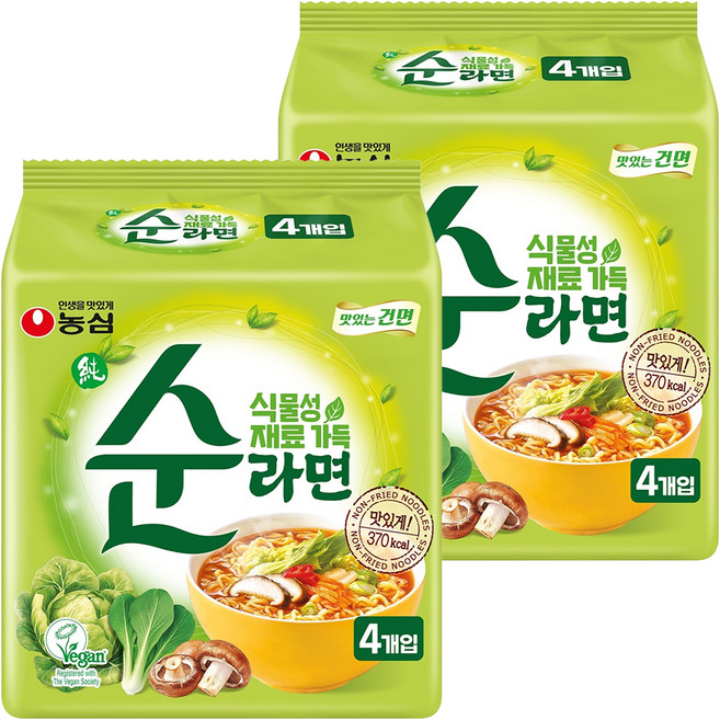 순라면 100g, 8개