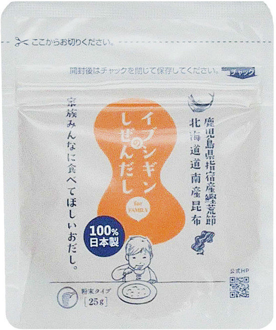 日本 ORIDGE 不加食鹽昆布柴魚粉, 25g, 1包