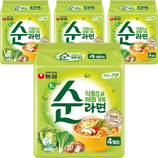 순라면 100g, 16개