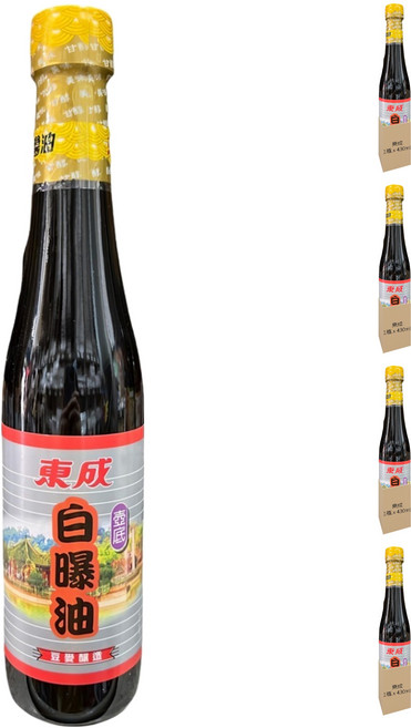 東成 壺底白曝油, 430ml, 4瓶