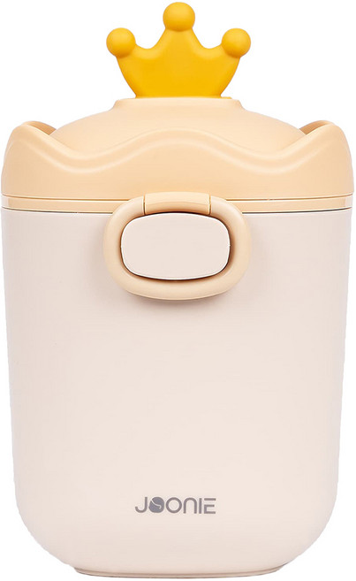 주니 유아용 휴대용 분유 케이스 L, 옐로우, 1개