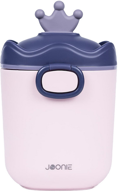 주니 2단 휴대용 분유 케이스 L, 퍼플, 1개