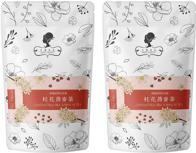 午茶夫人 桂花蕎麥茶, 2.6g, 10包, 2袋