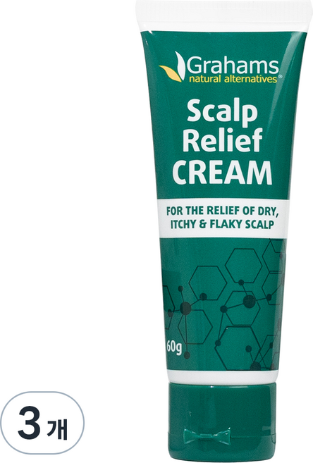 그라함스 스칼프 릴리프 크림, 스칼프 크림 60g, 3개, 60g