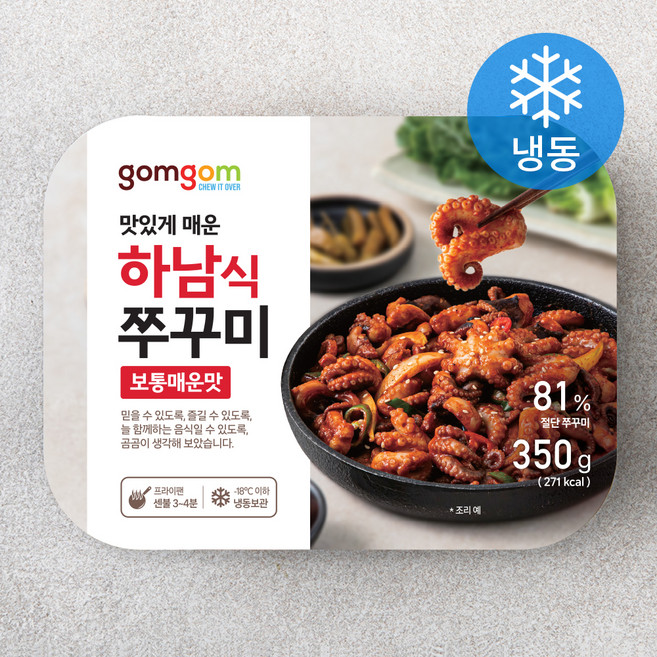 곰곰 하남식쭈꾸미 보통매운맛 (냉동), 350g, 1개