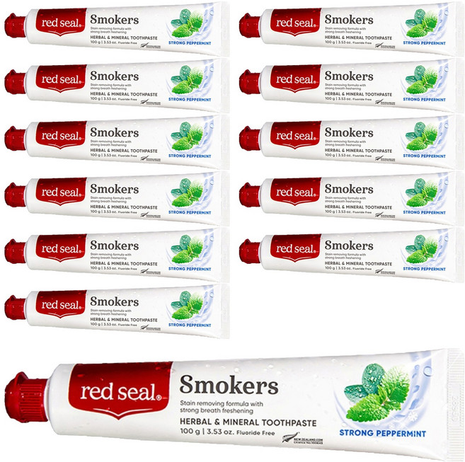 레드씰 스모커스 치약, 100g, 12개