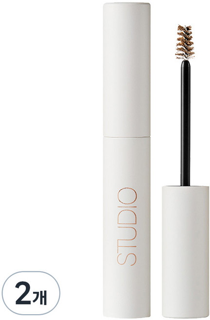 더샘 스튜디오 슬림 브로우 카라 4.5g, 01 브라운, 2개