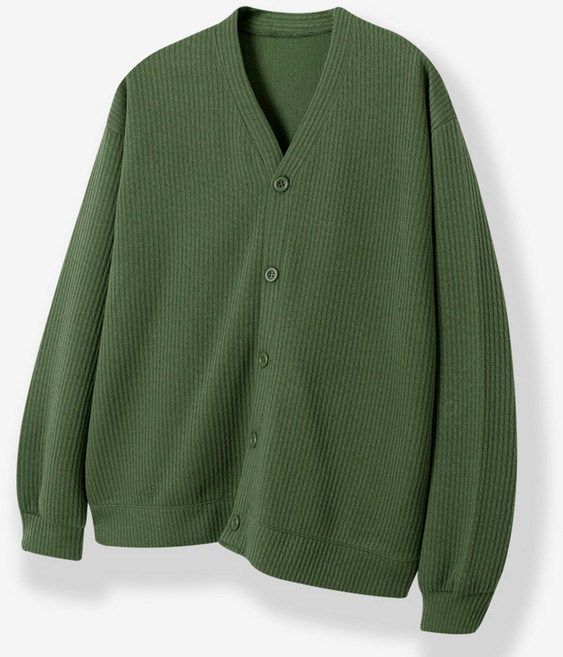 제이에이치스타일 남성용 소프트 브이넥 니트 가디건 MAMROK683