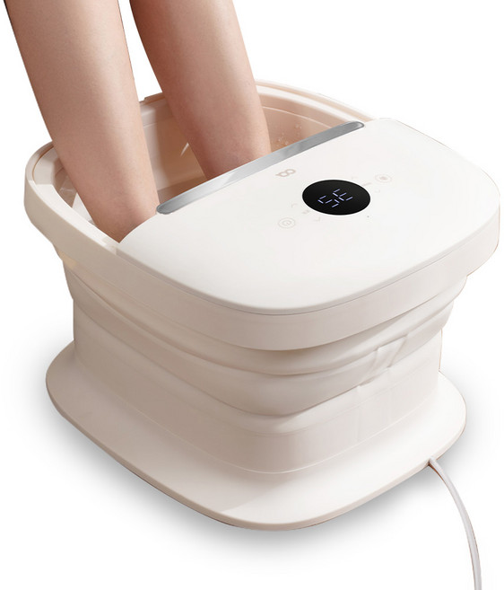 오아 폴딩풋스파 접이식 족욕기 습식 발 가정용 족탕기, 화이트, OFBA-001WH