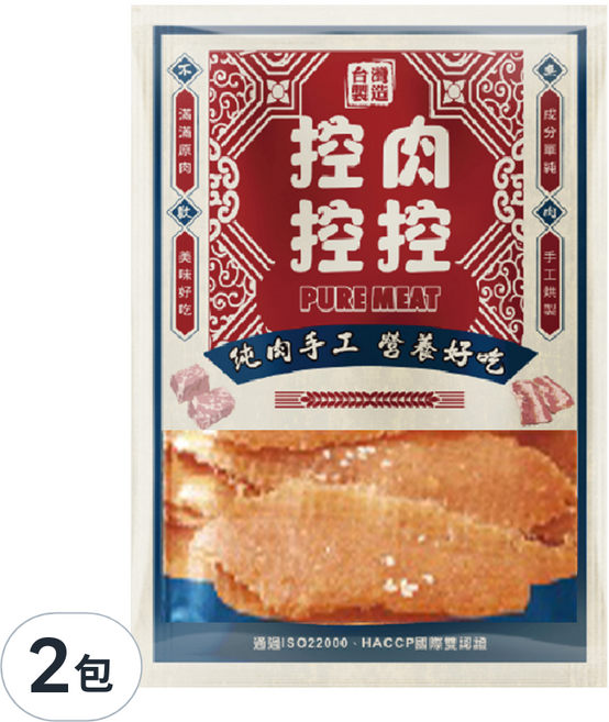 控肉控控 寵物肉乾, 芝麻蜜汁雞柳條, 80g, 2包