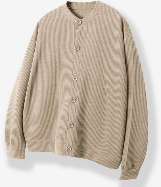 제이에이치스타일 남성용 소프트 라운드 니트 가디건 MAMROK681