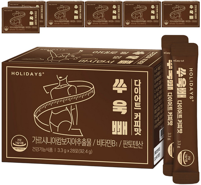HOLIDAYS 體態輕盈沖泡飲 咖啡風味 28入, 92.4g, 7盒