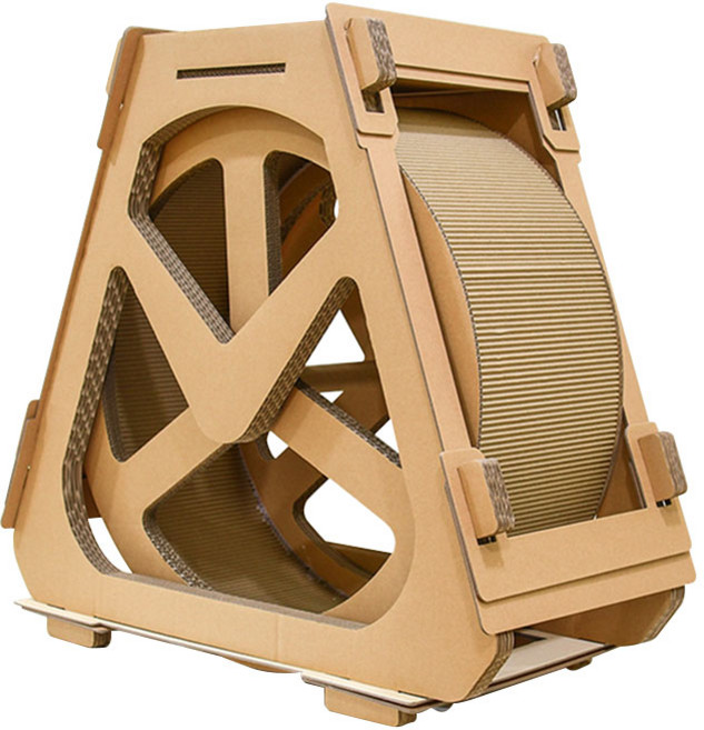 세이코코아 빅사이즈 평판형 스크래쳐 캣휠, 혼합색상, 1개