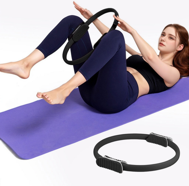 사비나 써클 슬리밍 요가 필라테스링, 블랙