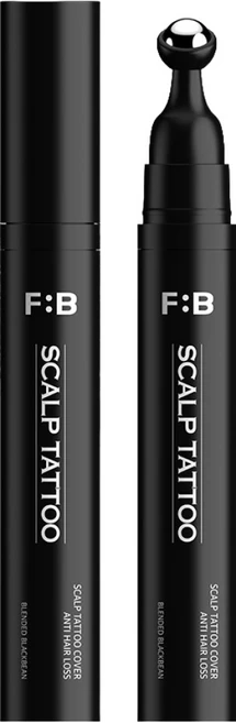 포뷰트 정수리 가르마 헤어라인 탈모 커버 두피 타투 틴트 15g, 블랙, 1개 - 쿠팡