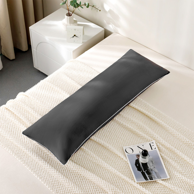 소하임 여름용 냉장고 냉감 바디필로우, 챠콜 그레이