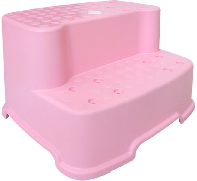 버드시아 와이드 2단 디딤대, 베이비핑크, 1개