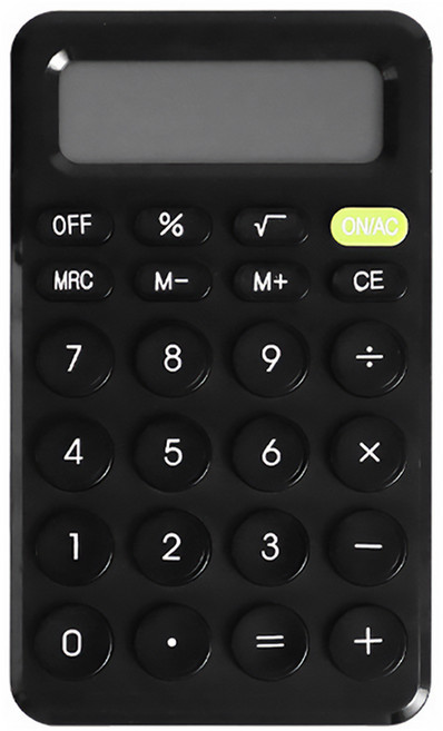 모던앳 마카롱 계산기, 1개, 블랙