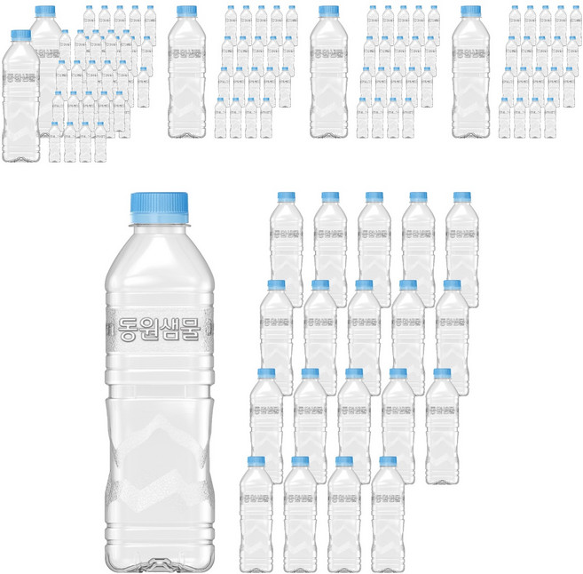 동원샘물 생수 무라벨, 500ml, 120개