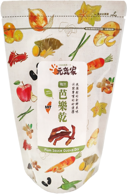 元氣家 梅汁芭樂乾, 200g, 1包