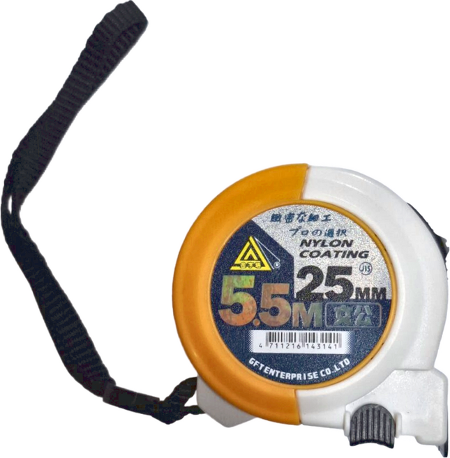 金字塔 捲尺 文公 5.5M 25mm, 1個