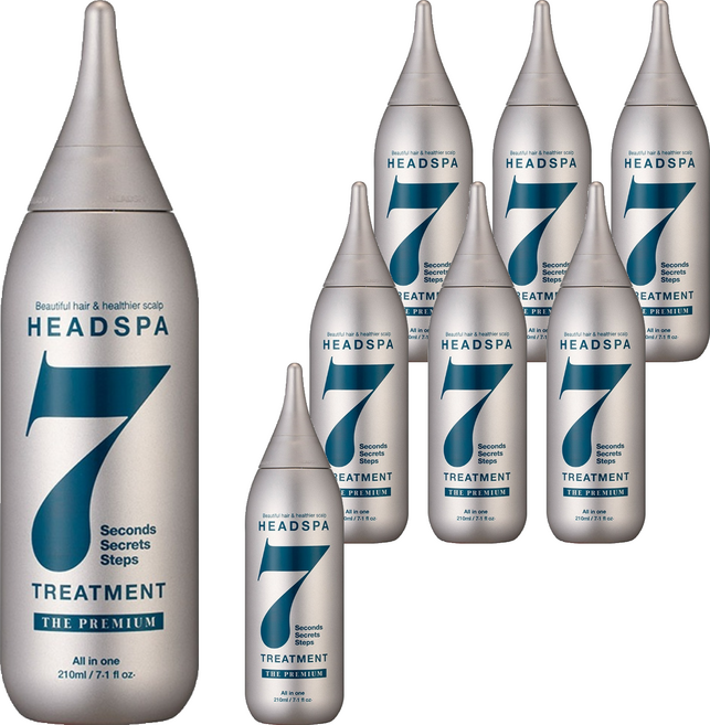 헤드스파 7 더 프리미엄 트리트먼트, 210ml, 8개