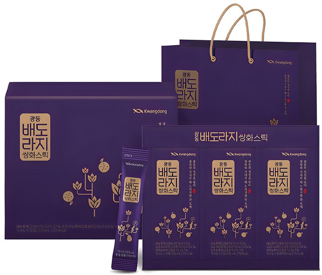 광동 배도라지 쌍화스틱, 10ml, 30개