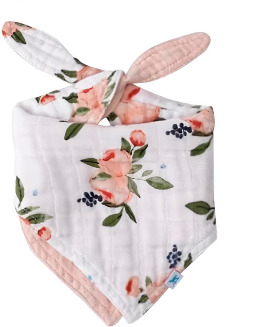 little unicorn 純棉雙面三角圍兜 100%天然纖維 柔軟舒適