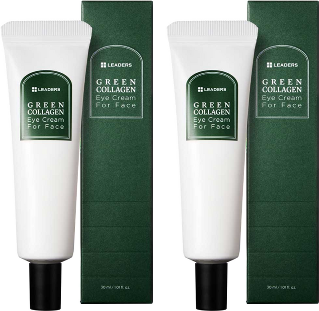 리더스 그린 콜라겐 아이크림 포 페이스, 30ml, 2개