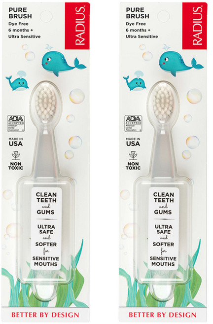래디어스 퓨어 베이비 유아칫솔, 1개입, 2개