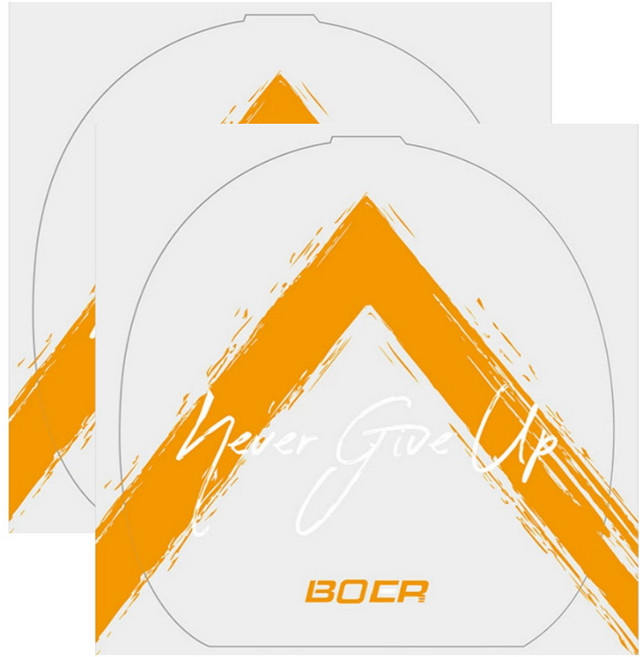 라운듀 점착 탁구 러버 보호필름, 투명, 2개