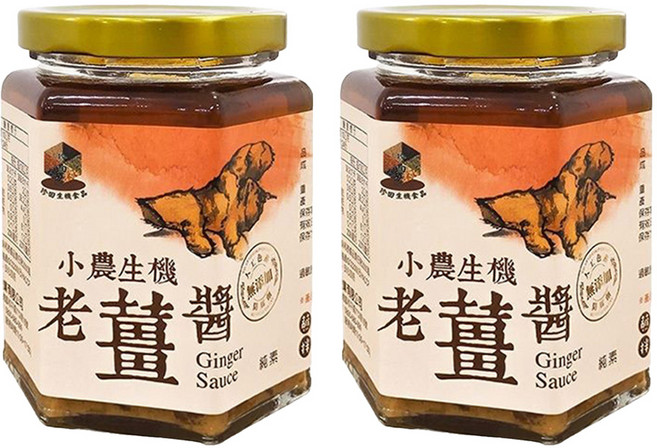 珍田生機 小農生機 老薑醬, 240g, 2罐