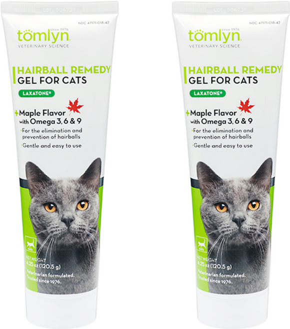 tomlyn 獸醫配方 化毛膏, 120.5g, Hairball Control, 2條