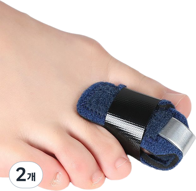 앙멧 손가락 발가락 고정 보호대 블루, 2개