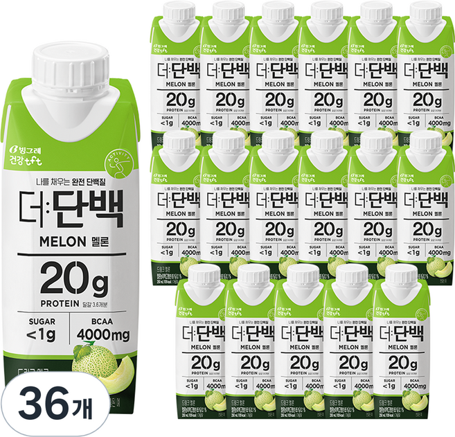 더단백 멜론, 250ml, 36개