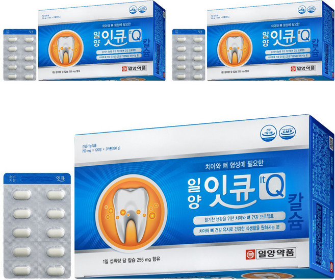 일양약품 일양잇큐 영양제, 120정, 6개