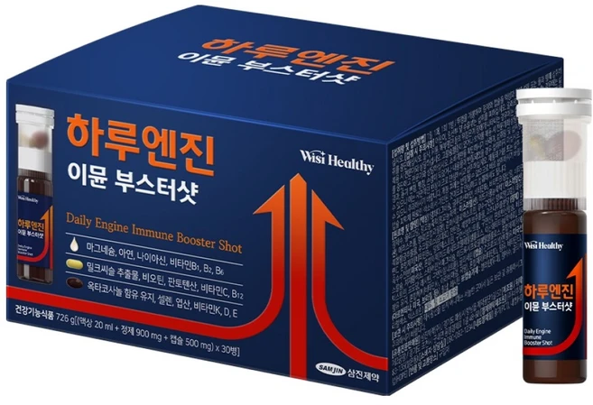 위시헬씨 하루엔진 이뮨 부스터샷, 30회분, 1개 - 쿠팡