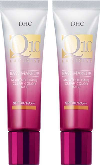 DHC 台灣公司貨 Q10持久透亮隔離霜 SPF30 PA++ 30g, 膚色, 2條