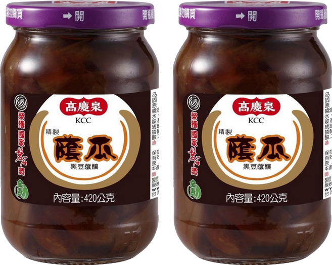 高慶泉 蔭瓜, 420g, 2罐
