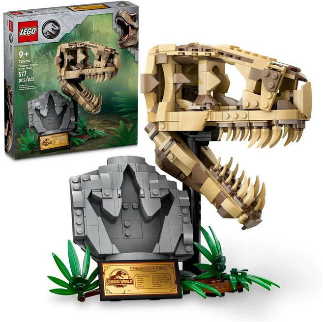LEGO 76964 侏羅紀世界系列 恐龍化石:霸王龍頭骨 Dinosaur Fossils: T. rex Skull, 1盒