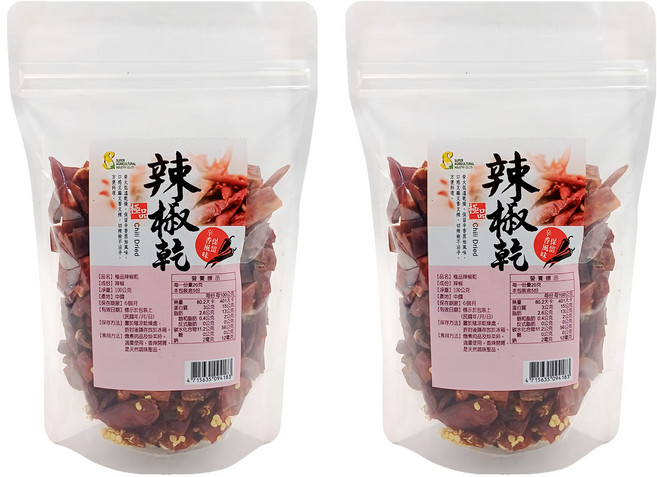 超賀 極品辣椒乾, 100g, 2包