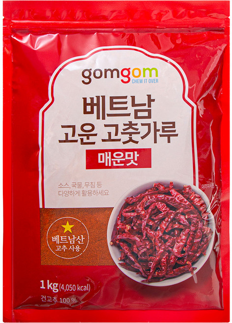 곰곰 베트남 고운 고춧가루 매운맛, 1kg, 1개