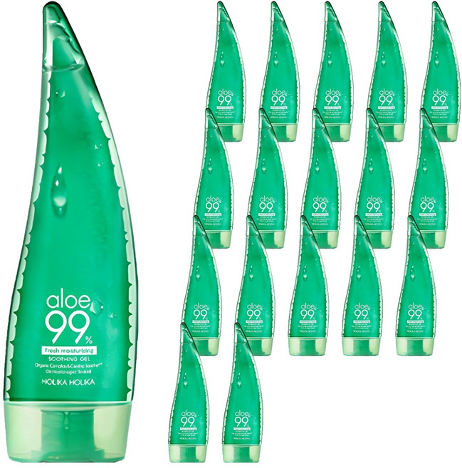 홀리카홀리카 알로에 99% 수딩 젤, 250ml, 18개