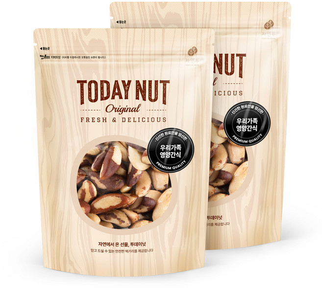 투데이넛 브라질넛, 300g, 2개