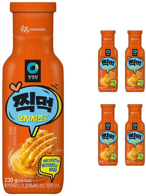 清純宮蘸王子芝士醬, 230g, 5瓶